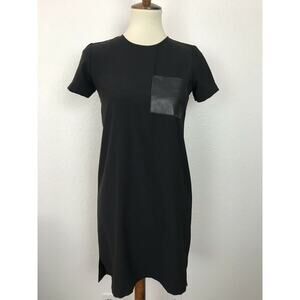 Madewell Zip Back Side Slits A-Line Shift Dress